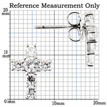 Load image into Gallery viewer, Silver Studs 925 Studs Earrings (3.5 mm) Rhodium Women AAA Grade CZ Clear
