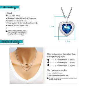 925 Sterling Silver Jewelry Set for Women Made with Crystals from Swarovski(R)