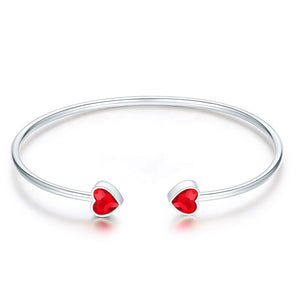 925 Silver Bangle Made with Crystals From SWAROVSKI(R)