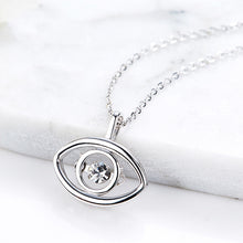 Load image into Gallery viewer, 925 Sterling Silver Evil eye Pendant Made with AAA-Zircon
