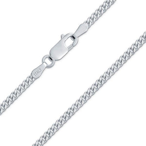 Sterling Silver 2.0 mm Miami Cuban Chain