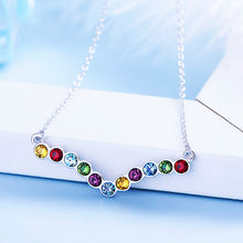 Load image into Gallery viewer, 925 Sterling Silver Multi colors Pendant Made with Crystal From Swarovski(R)
