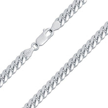 Load image into Gallery viewer, Sterling Silver 3.5 mm Miami Cuban Chain
