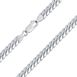Sterling Silver 3.5 mm Miami Cuban Chain
