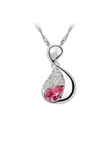 Load image into Gallery viewer, Stainless Steel Pendant Made with Crystal from SWAROVSKI®-Rose
