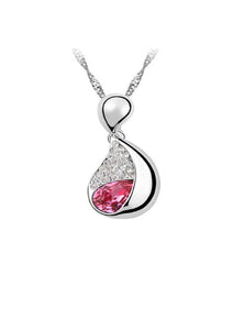 Stainless Steel Pendant Made with Crystal from SWAROVSKI®-Rose