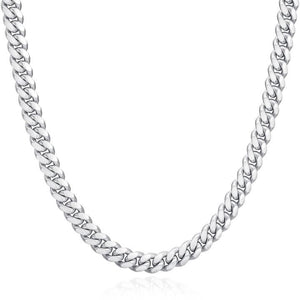 Sterling Silver 7.0 mm Miami Cuban Chain