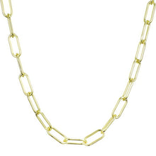 Load image into Gallery viewer, Sterling 925 Silver OVAL Link Necklace 5mm
