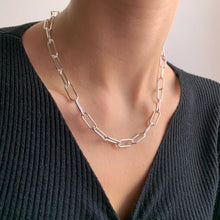 Load image into Gallery viewer, Sterling 925 Silver OVAL Link Necklace 5mm
