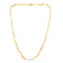 Load image into Gallery viewer, 10k Gold 6.0mm Paper Clip Chain
