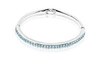 Load image into Gallery viewer, Stainless Steel Bracelet made with Crystal from SWAROVSKI®-Aquamarine
