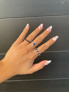 BAGUETTE ETERNITY RING (Available in 5 Colors Stones)