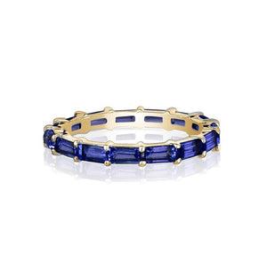 BAGUETTE ETERNITY RING (Available in 5 Colors Stones)