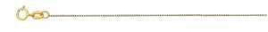 10K Yellow Gold Box Chain 0.5 MM