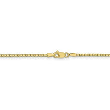 Load image into Gallery viewer, 10K Yellow Gold Box Chain 1.5 MM
