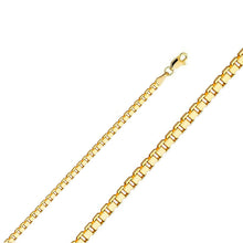 Load image into Gallery viewer, 10K Yellow Gold Box Chain 2.0 MM
