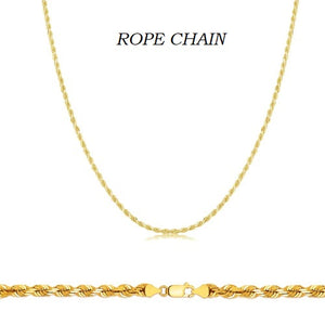 Personalized Name Necklace in 10K or 14K Gold
