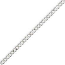 Load image into Gallery viewer, Sterling Silver 4.5 mm Flat Curb Bracelet
