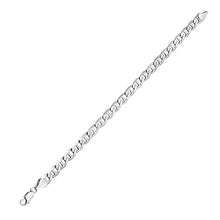 Load image into Gallery viewer, Sterling Silver 6.5 mm Flat Curb Bracelet
