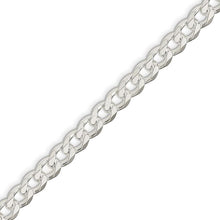 Load image into Gallery viewer, Sterling Silver 8.5 mm Flat Curb Bracelet
