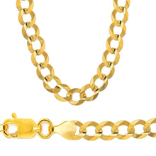 Load image into Gallery viewer, 10K Gold 10.5mm Flat Curb Chain
