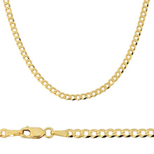 Load image into Gallery viewer, 10K Gold 3mm Flat Curb Chain
