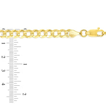 Load image into Gallery viewer, 10K Gold 6mm Flat Curb Chain
