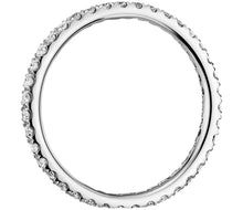 Charger l&#39;image dans la galerie, Micropavé Diamond Eternity Ring in 14k White Gold (1/4 ctw.)
