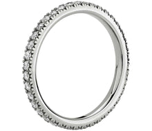Charger l&#39;image dans la galerie, Pavé Diamond Eternity Ringin 14k White Gold (1/2 ct. tw.)

