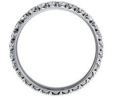 Charger l&#39;image dans la galerie, Pavé Diamond Eternity Ringin 14k White Gold (1/2 ct. tw.)
