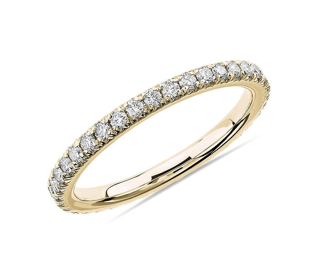 Pavé Diamond Eternity Ring14k Yellow Gold (1/2 ct. tw.)
