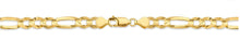 Load image into Gallery viewer, 10K Yellow Gold Figaro Bracelet 6.7 mm
