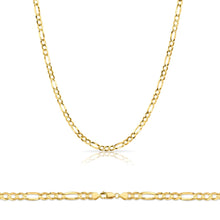 Load image into Gallery viewer, 10K Gold Figaro Chain 2.6mm

