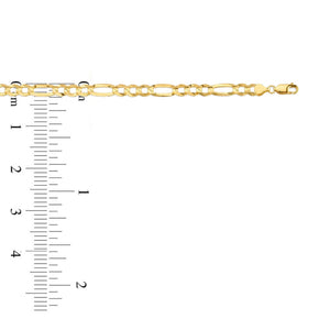 10K Gold Figaro Chain 3.7mm