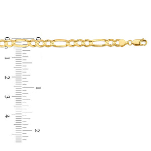 10K Gold Figaro Chain 5.5mm