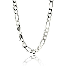 Load image into Gallery viewer, Sterling Silver 7 mm Figaro Chain
