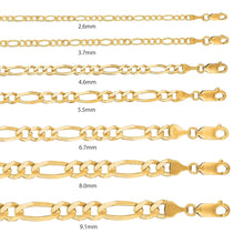 Load image into Gallery viewer, 10K Gold Figaro Chain 6.5mm
