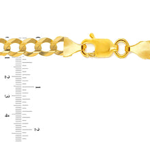 Load image into Gallery viewer, 10K Gold 10.5mm Flat Curb Bracelet
