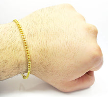 Load image into Gallery viewer, 10K Yellow Gold Solid Franco Bracelet 3.1 mm
