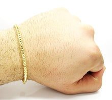 Load image into Gallery viewer, 10K Yellow Gold Solid Franco Bracelet 3.7 mm
