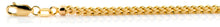 Load image into Gallery viewer, 10K Yellow Gold Hollow FRANCO Chain 2.6mm

