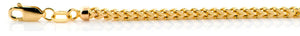 10K Yellow Gold Hollow FRANCO Chain 2.6mm