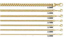 Load image into Gallery viewer, 10K Yellow Gold Solid Franco Bracelet 3.7 mm

