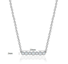 Charger l&#39;image dans la galerie, BEZELINA BAR PENDANT (0.25CTW) 14K Gold
