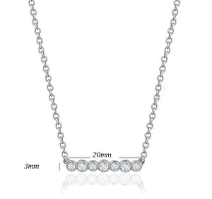 BEZELINA BAR PENDANT (0.25CTW) 14K Gold