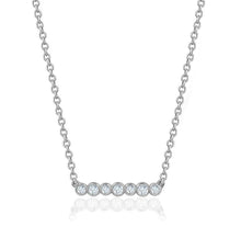 Charger l&#39;image dans la galerie, BEZELINA BAR PENDANT (0.25CTW) 14K Gold
