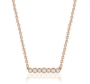 BEZELINA BAR PENDANT (0.25CTW) 14K Gold