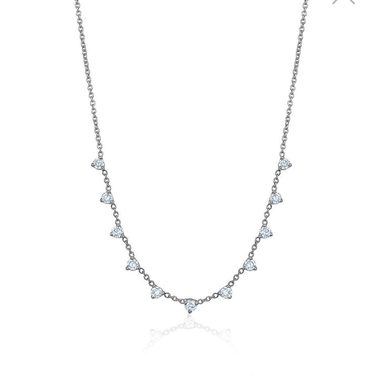 3 PRONG DIAMOND NECKLACE (0.60CTW) 14K Gold