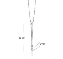 Charger l&#39;image dans la galerie, BAR DIAMOND NECKLACE (0.65CTW) 14K Gold
