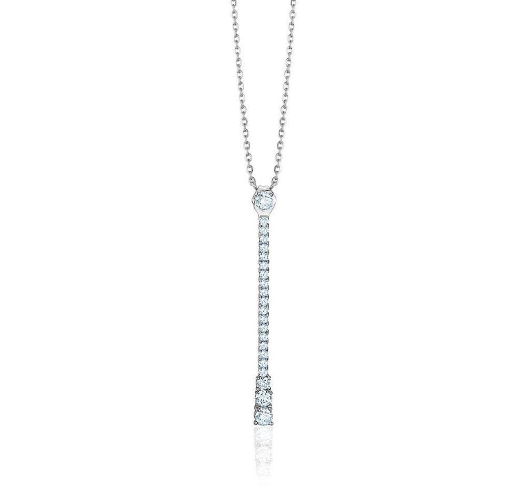 BAR DIAMOND NECKLACE (0.65CTW) 14K Gold